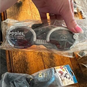 Doggles Black Dog Protective Eyewear Goggles Size Large